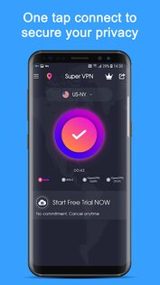 Super VPN 4.0.9. Скриншот 1