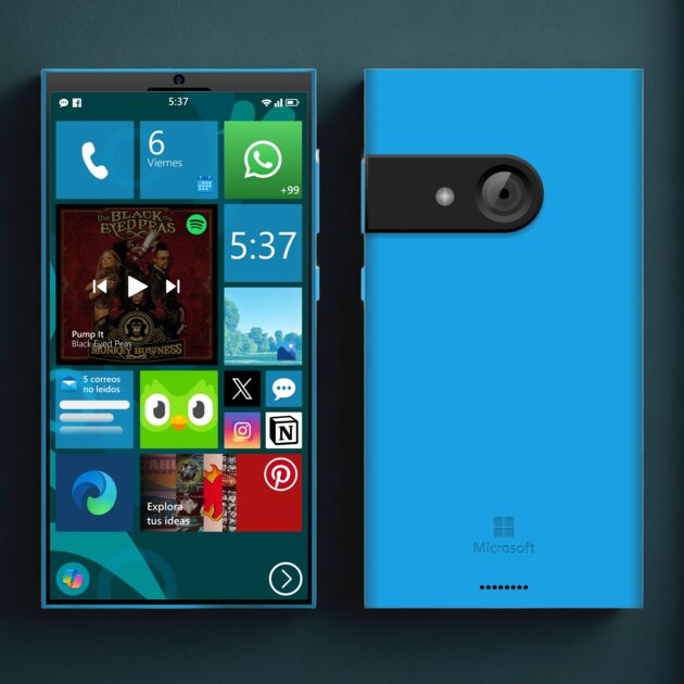 Концепт телефона от Microsoft — оцените дизайн камеры😍
